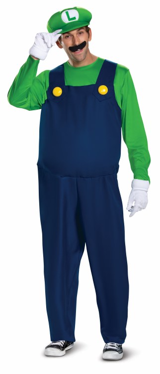 Luigi Dlx Adult XXL