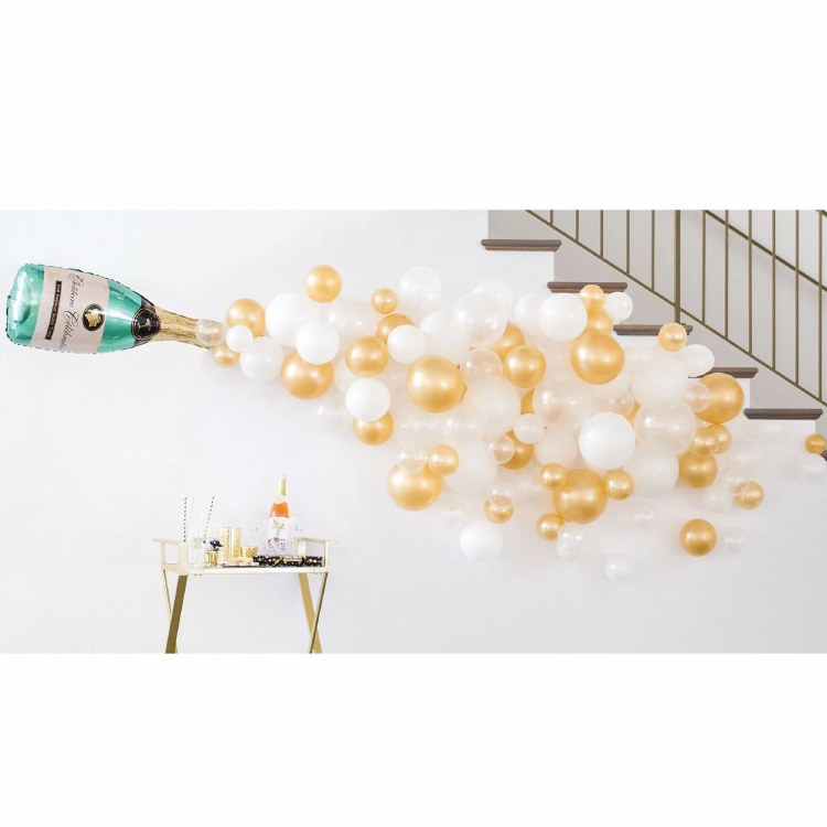 Balloon Garland Kit • 12' Champagne Bubbles