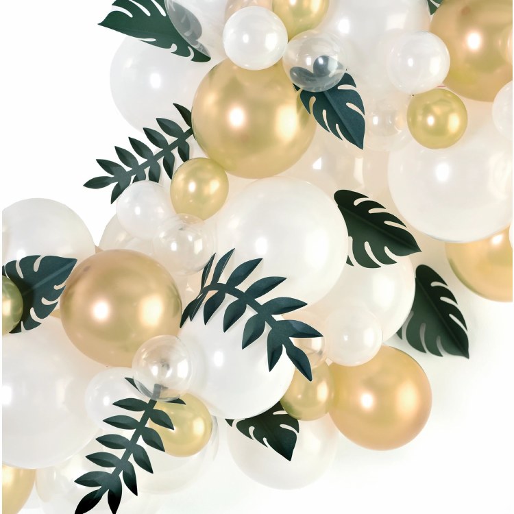 Balloon Accents, Tropical Leafy Green • 12 Pieces