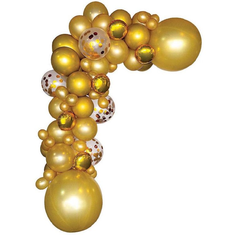 Balloon Garland Kit • 10' Gold Metallic