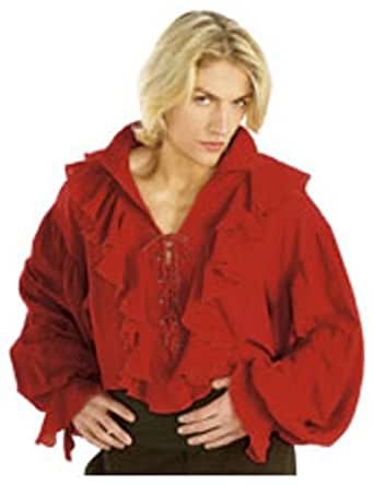 Pirate Shirt Red Standard Size