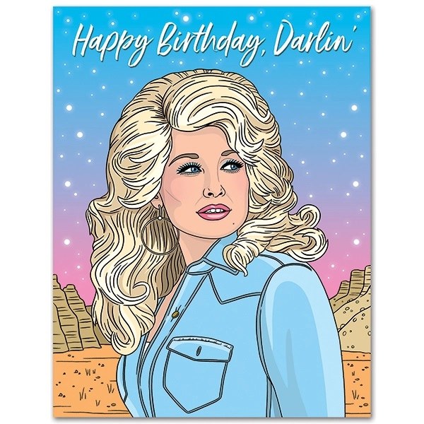 Dolly Parton Happy Birthday Darlin' Card