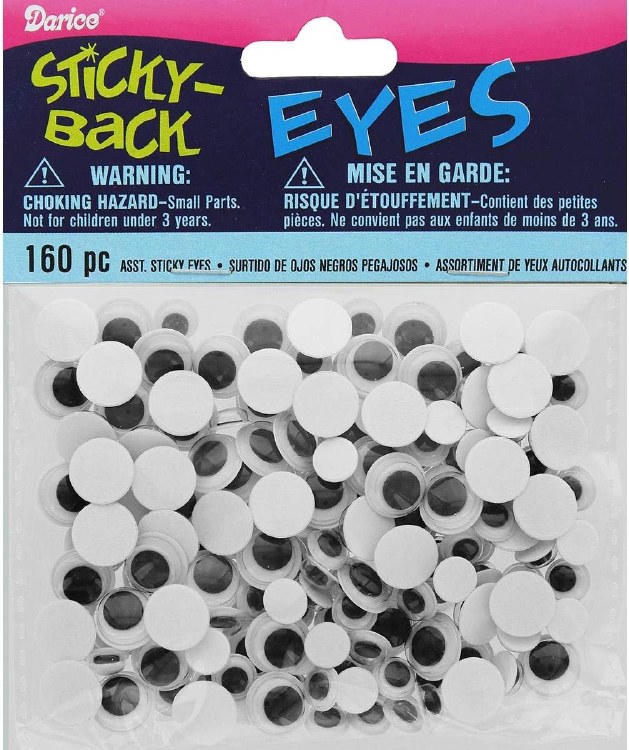 Eyes Sticky Back Asst.