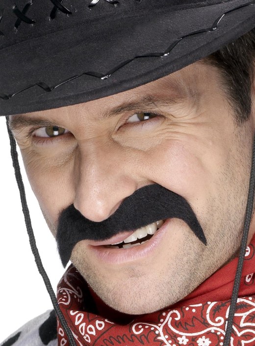Moustache Cowboy Black