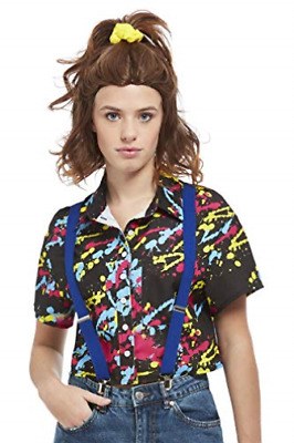 80's Paint Splatter Shirt L