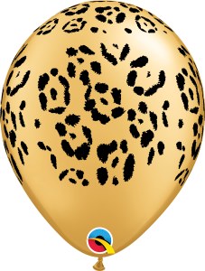 Jungle, Safari • Animal Print, Leopard • 11" Latex Helium Balloon