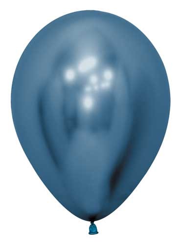 11" Solid Latex Helium Balloon • Blue, Reflex