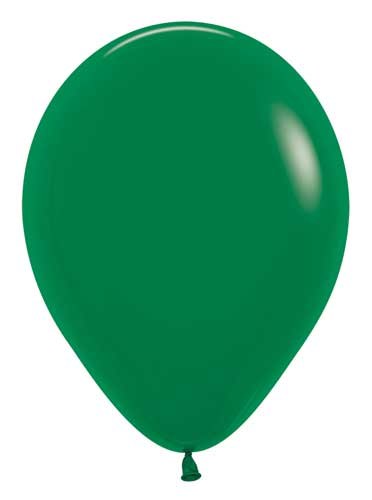 11" Solid Latex Helium Balloon • Green, Forest