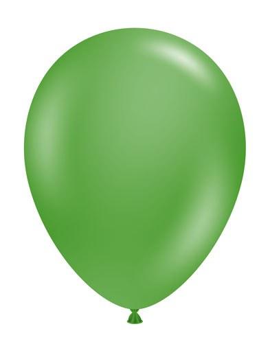 11" Solid Latex Helium Balloon • Green