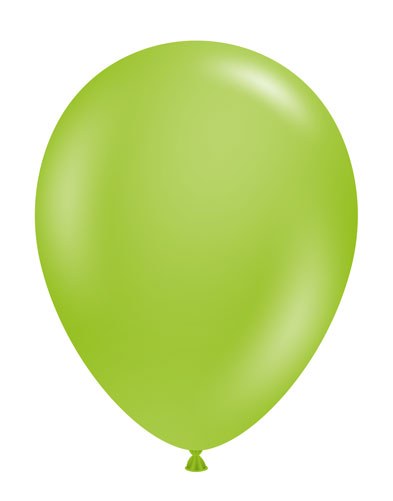 11" Solid Latex Helium Balloon • Green, Lime