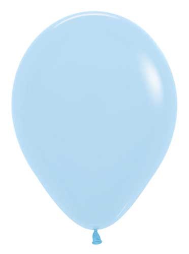 11" Solid Latex Helium Balloon • Blue, Pastel