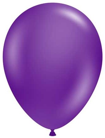 11" Solid Latex Helium Balloon • Purple, Plum