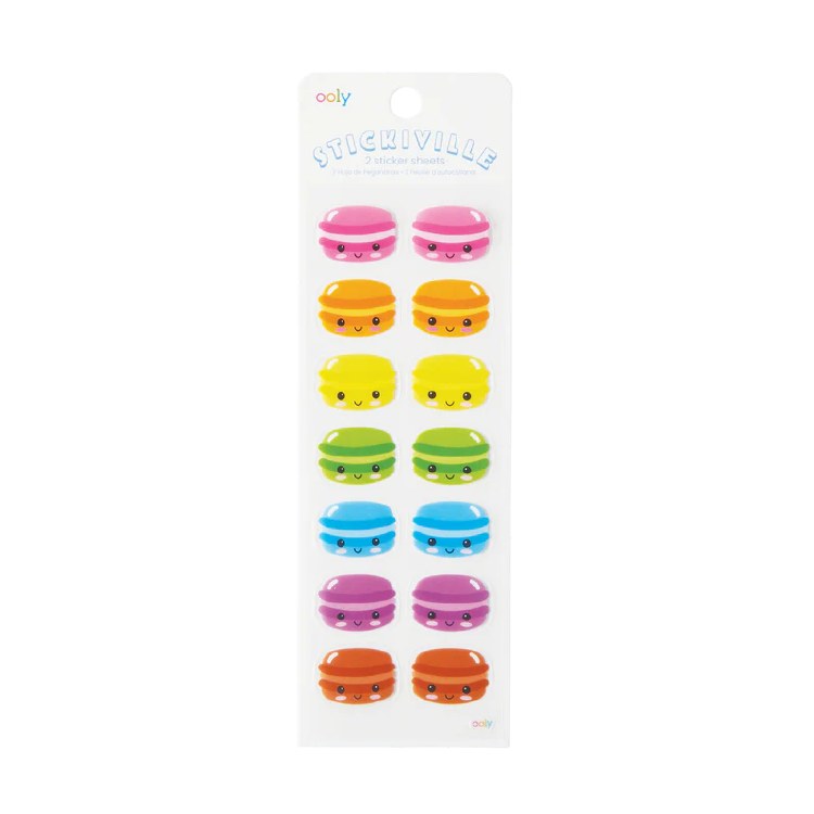 Sticker Sheets Happy Macarons