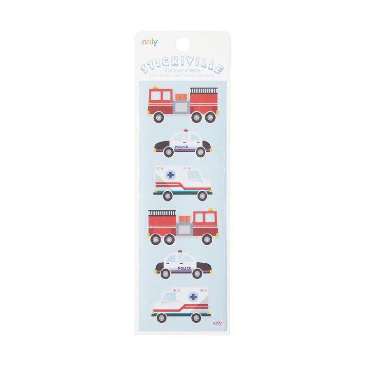 Sticker Sheets Helping Vehicle