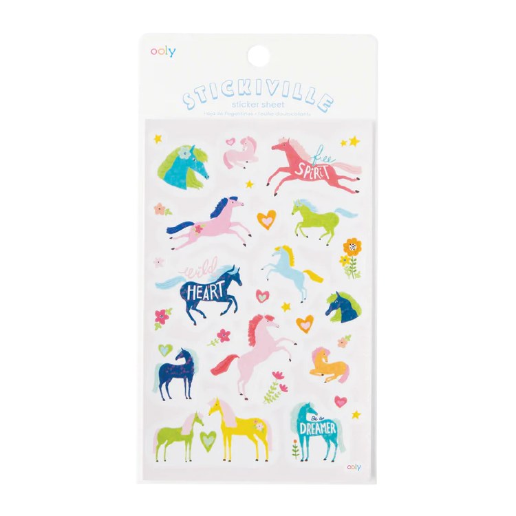 Sticker Sheet Wild Horses