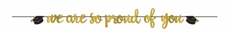 Proud Parent Letter Banner Kit