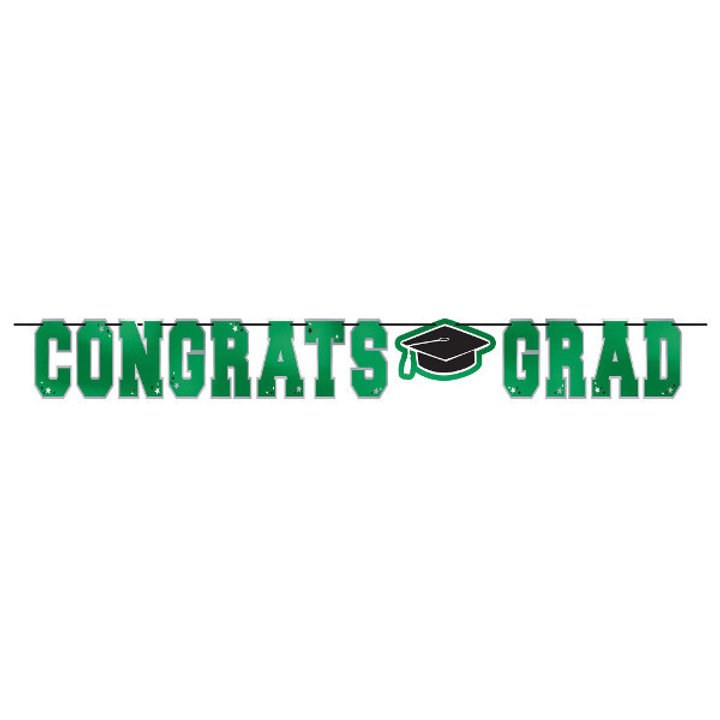 School Colors Green Banner