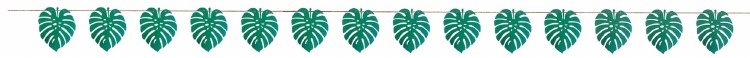 Aloha Palm Leaf Banner