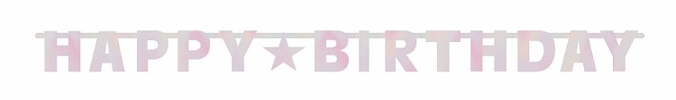 Bday Pinks Banner 8ft