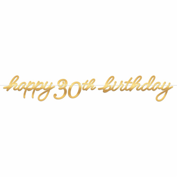 Golden Age Banner 30th Bday