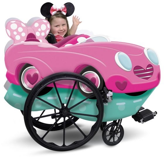 Pink Minnie Adp Wheelchair Cvr