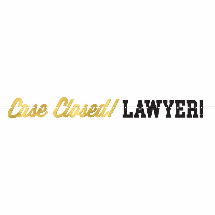 Case Closed! Lawyer! 12' Banner