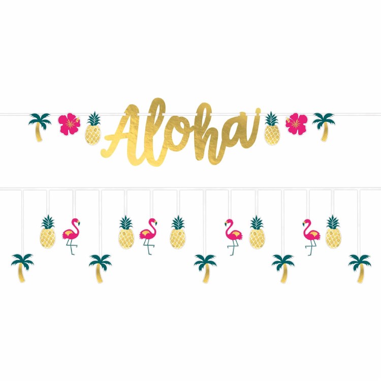 Banner Aloha Luau 12ft
