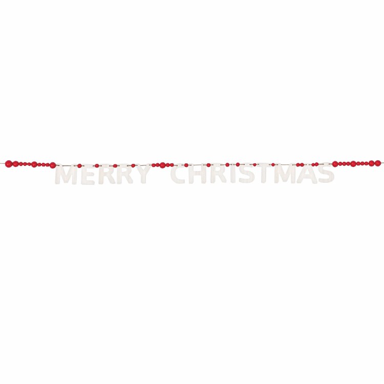 Banner Merry Christmas Bead