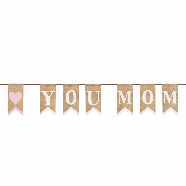 Banner Mother's Day Burlap