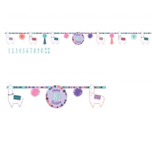 Llama Fun Banner Add Any Age