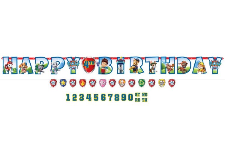 Paw Patrol Personalized Banner Kit