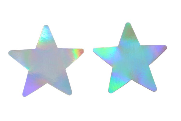 Pasties Star Iridescent