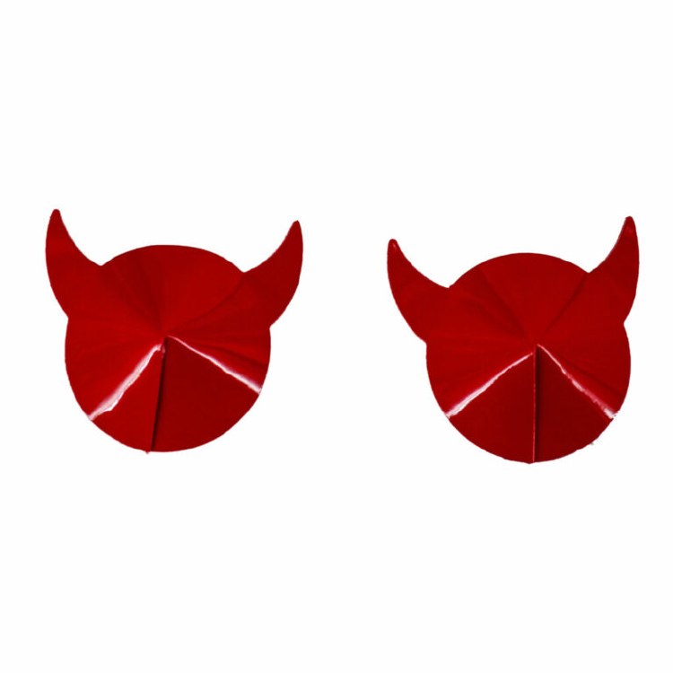 Pasties Devil Red w/ Horns