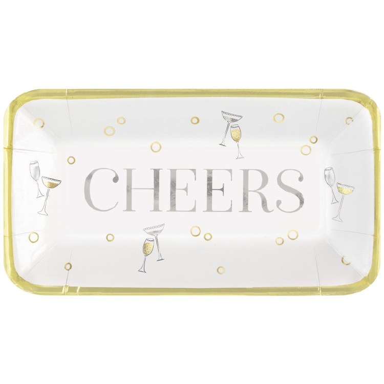 Toast to NYE App Plates 8ct