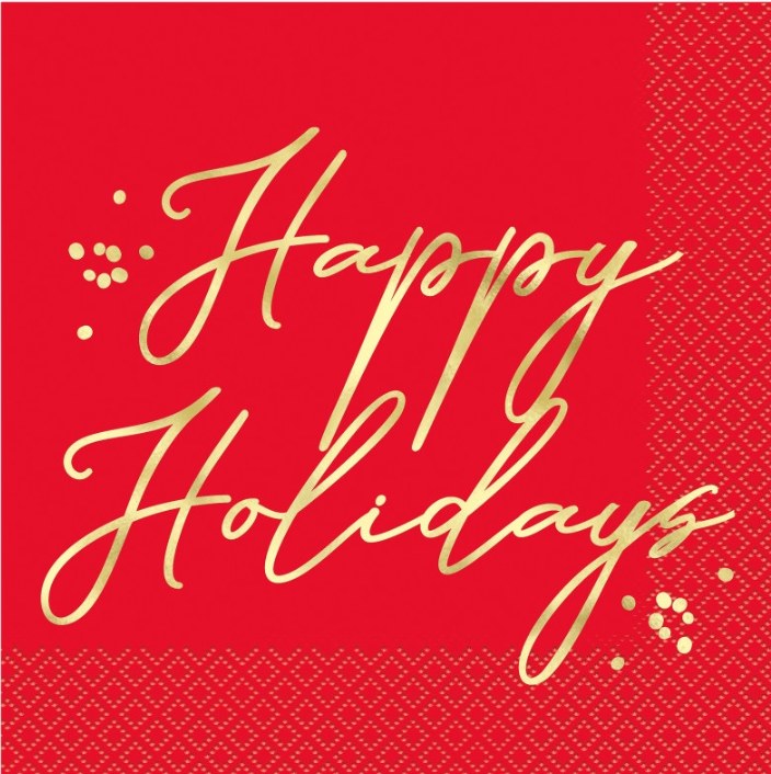 Blooming Holly Lun Napkin 16ct