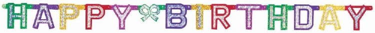 Banner Happy Birthday Prism