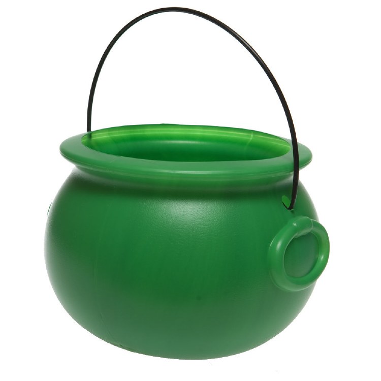 8in. Plastic Green Pot