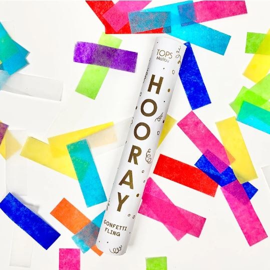 Confetti Fling Multicolor 6"