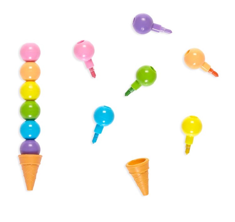 Rainbow Scoop Crayons