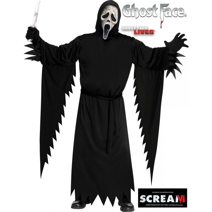 Ghost Face Aged Adult Std