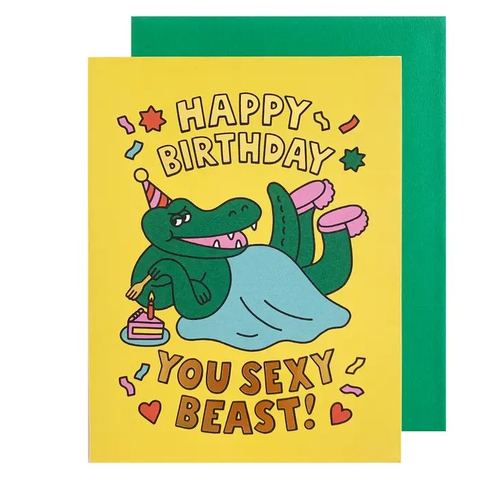Card Sexy Beast Birthday