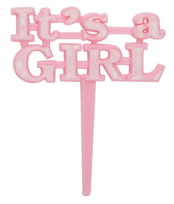 Cake Picks Its A Girl 8ct