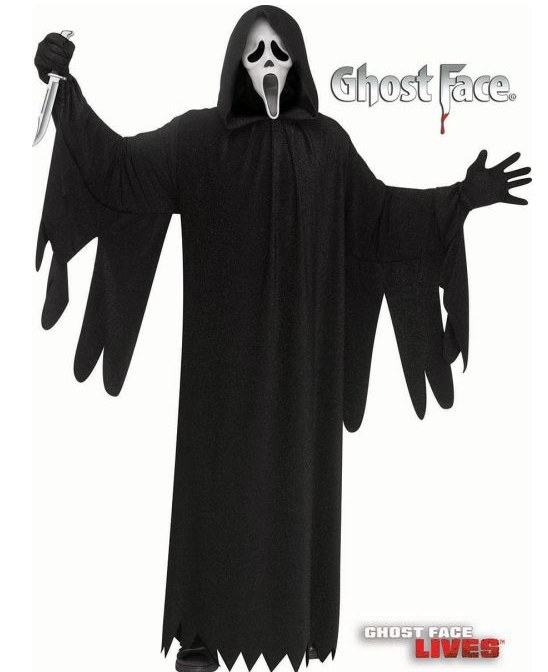 Ghost Face Aged Adult Std