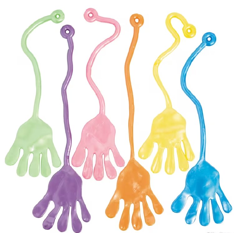 Favors Jumbo Sticky Hands 4pk