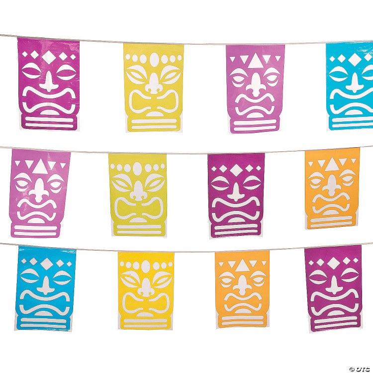 Tiki Cutout Banner 100ft