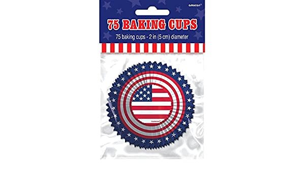 Baking Cups American Flag