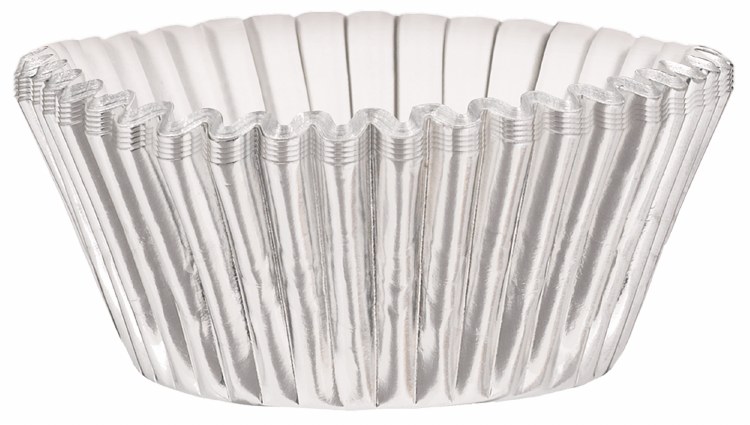 Cupcake Cases Foil Silver