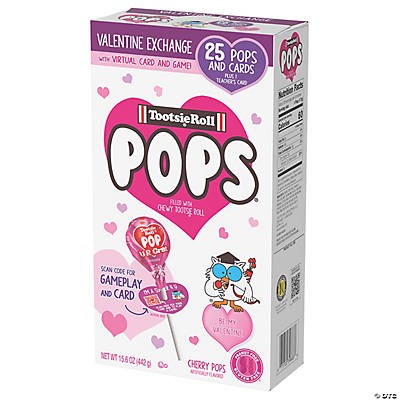 Tootsie Roll Valentines 25pk
