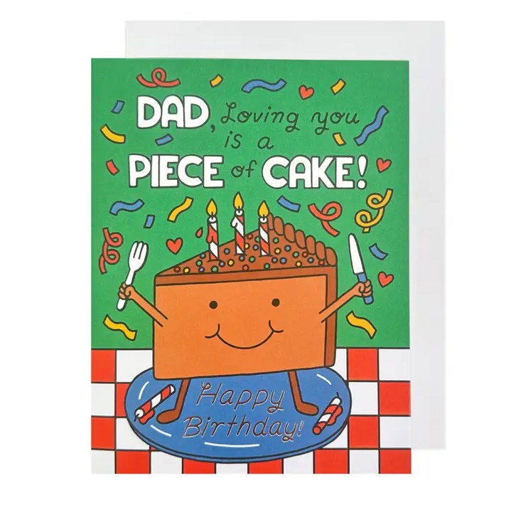 Card Dad Piece Of Cake