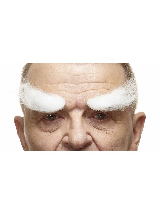Scruffy Eyebrows - White